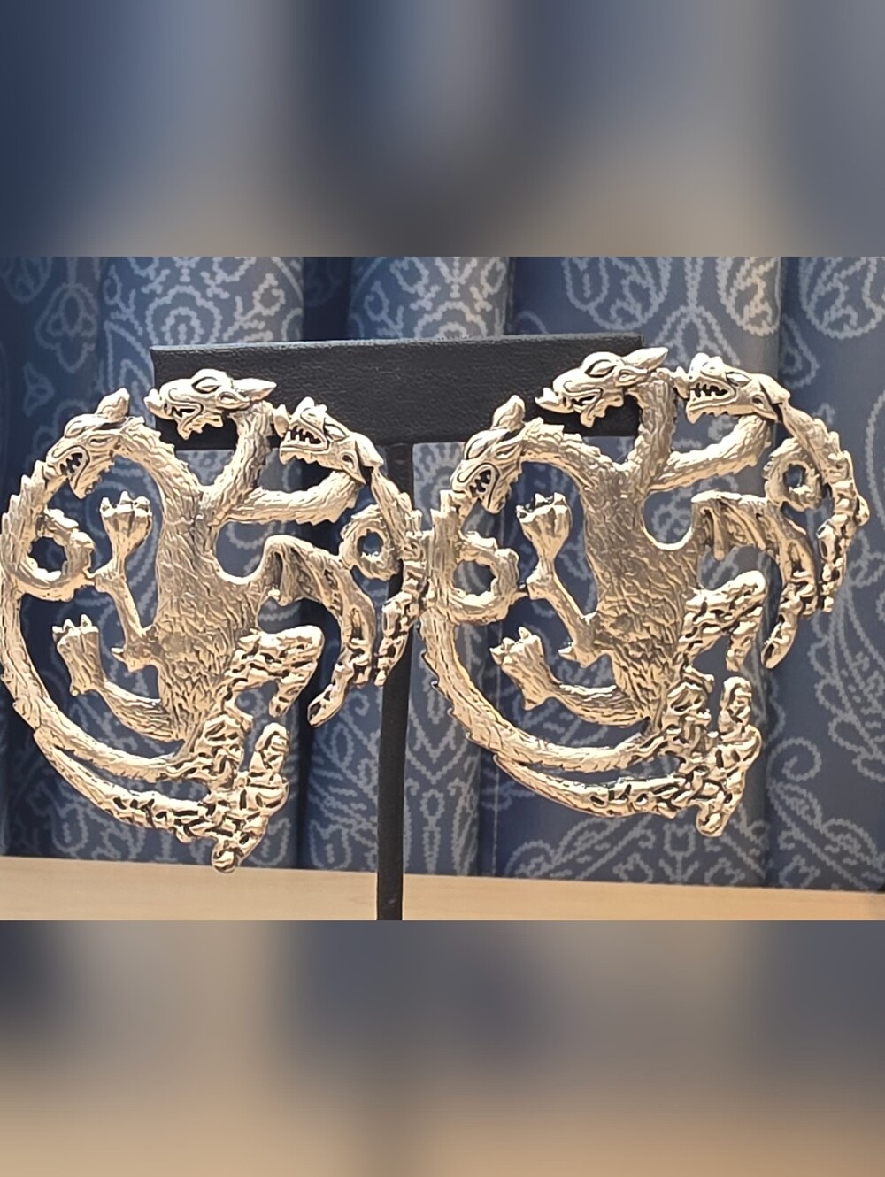 ***RARE*** Masaba x Game of Thrones Targaryen Dragon Statement Earrings Large
